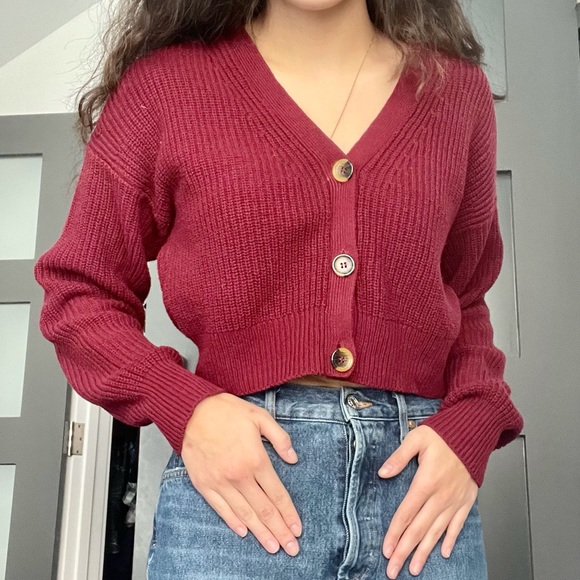 UO Ribbed Knit Cardigan - Picture 3 of 3